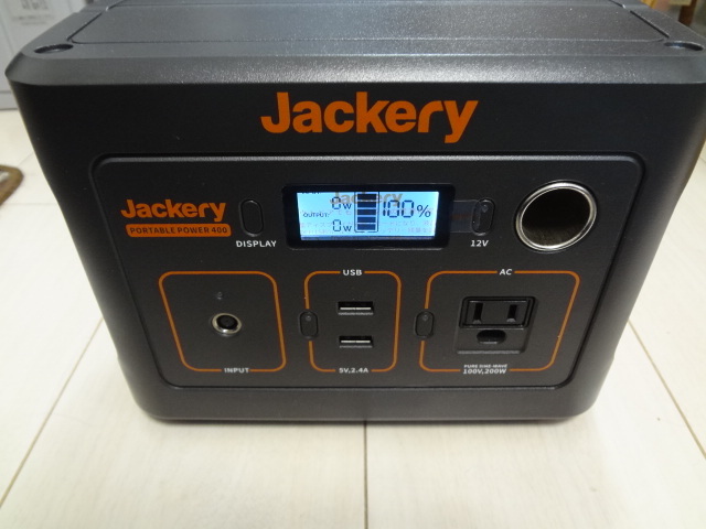 Jackery ポータブル電源 400 検 ジャクリ/JVC/400Wh/ポタ電/非常用/キャンプ/小型/軽量(発電機)｜売買された