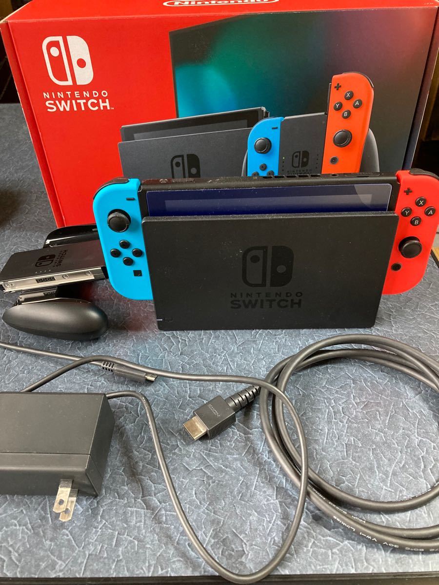 Nintendo Switch ニンテンドースイッチ本体セット ネオンレッド