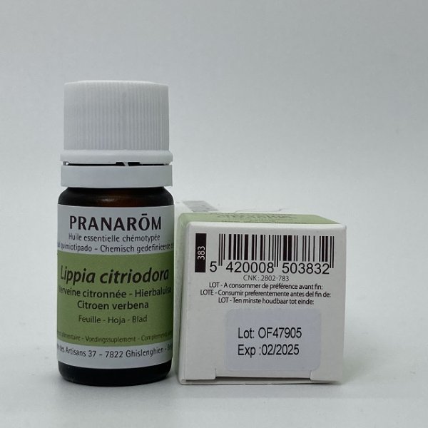 [ prompt decision ] lemon verbena 5ml pra na rom PRANAROM aroma . oil (S)