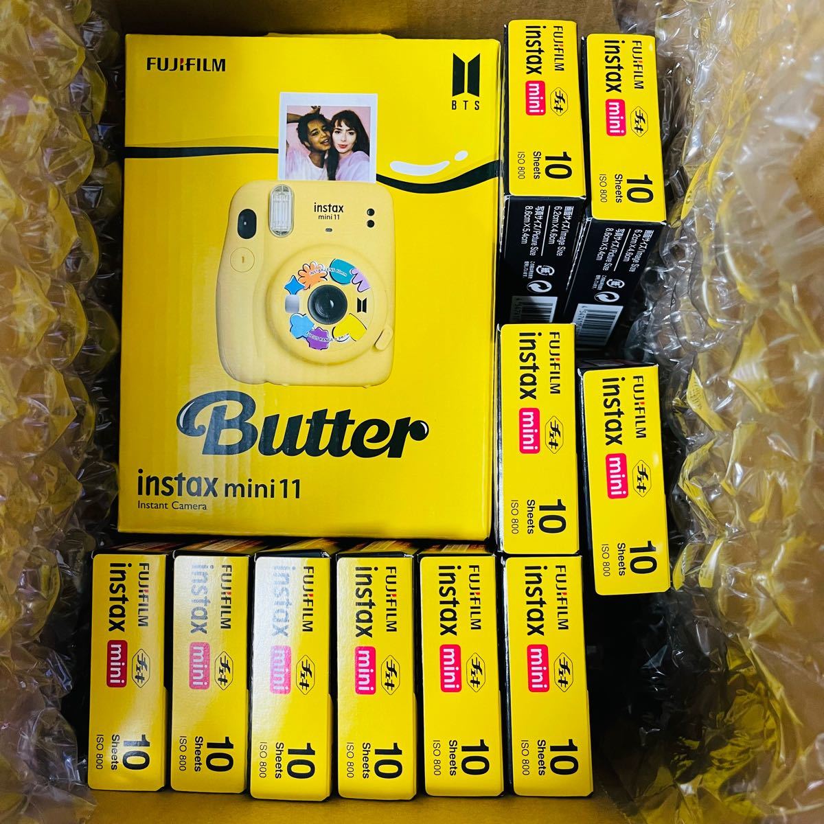 BTS Butter チェキ instax mini 11 本体＋フィルム10箱｜PayPayフリマ