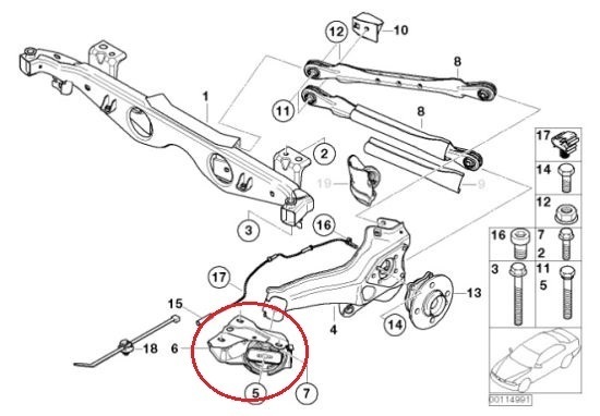 ミニMINIクーパーBMWリアトレーリングアームサポートR50リヤトレーリングアームホルダーCOOPER左RA16ラバーマウントR53クーパーSステーOne_画像3