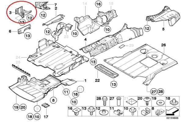 BMWセダンE46エンジンヒートシールド318i遮熱板320i323i325i328i330iクーペ318Ci320Ci323Ci325Ci328Ciカブリオレ330Ciコンパクト316ti318ti_画像5