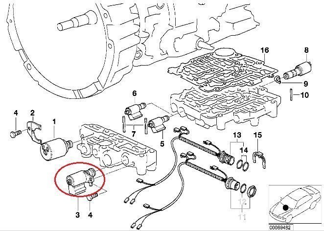 BMWコンパクトE36E46E34E39Z3オートマミッション318tiトルクコンバーターA4Sソレノイドバルブ310R MスポーツAT 318i318is323i325i325is328i_画像7