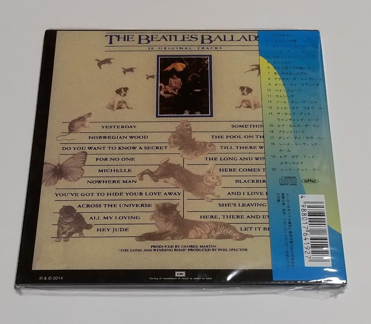 CD輸入盤リプロ盤 紙ジャケ Beatles Ballads ビートルズ バラード・ベスト20