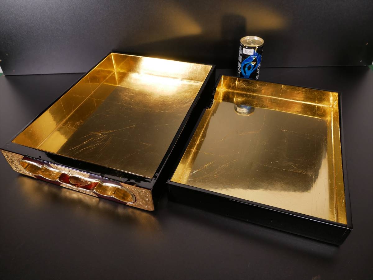【正規品質保証】 収集品 本金箔経本箱 本金メッキ金具 蒔絵付き 木製 最高級品(C-1) 3056 M 仏具一般 【正規品質保証】 収集品 本金箔経本箱 本金メッキ金具 蒔絵付き 木製 最高級品(C-1) 3056 M 仏具一般