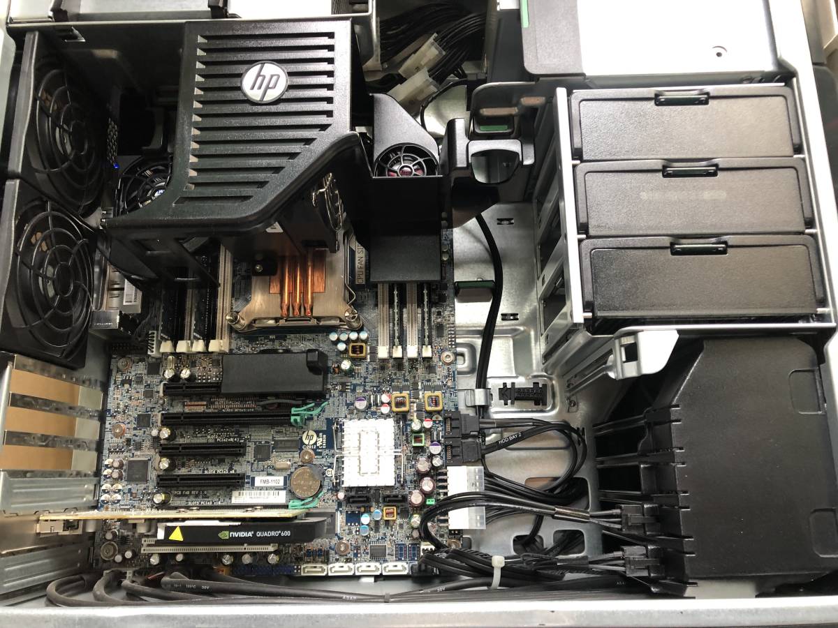 HP Z620 Xeon E5-1603 2.80GHZ 16GB 128GB SSD 500GB HDD NVIDIA QUADRO 600 WIN 10 WPS OFFICE 動作確認_画像6