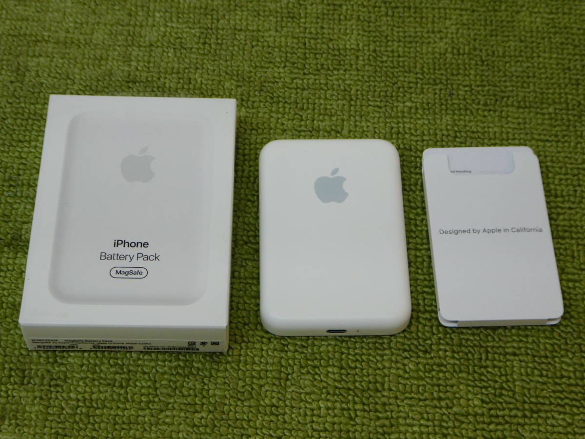 (D61-171) 中古品 Apple iPhone Battery Pack MagSafe バッテリーパック MJWY3ZA/A _画像1