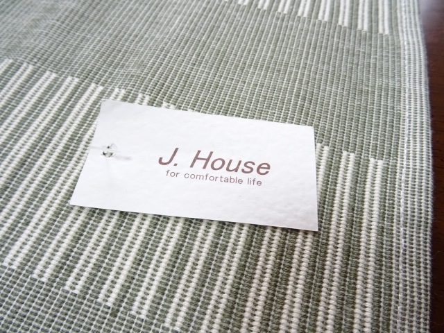 J.House ランチョンマット 綿100% ナチュラル(モスグリーン) 丁寧な暮らし 新品 お家ごはん_画像2