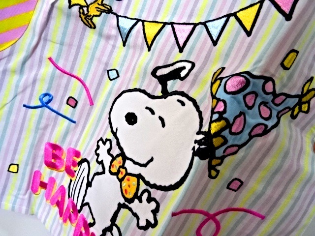  Snoopy фартук ( Snoopy * Woodstock ) герой работник по уходу за детьми фартук подарок ( party время )4535519148890