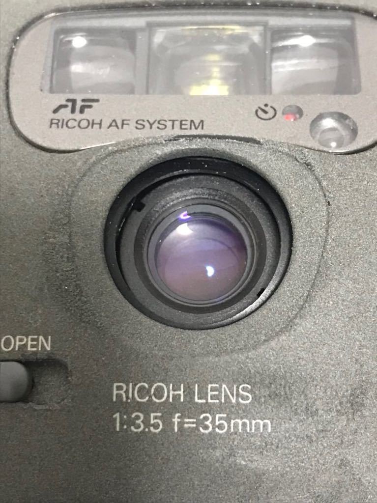 希少 特殊塗装仕様 RICOH リコー FF-9s DATEコンパクトカメラ 動作確認済み 難あり 現状 172j2300_画像3