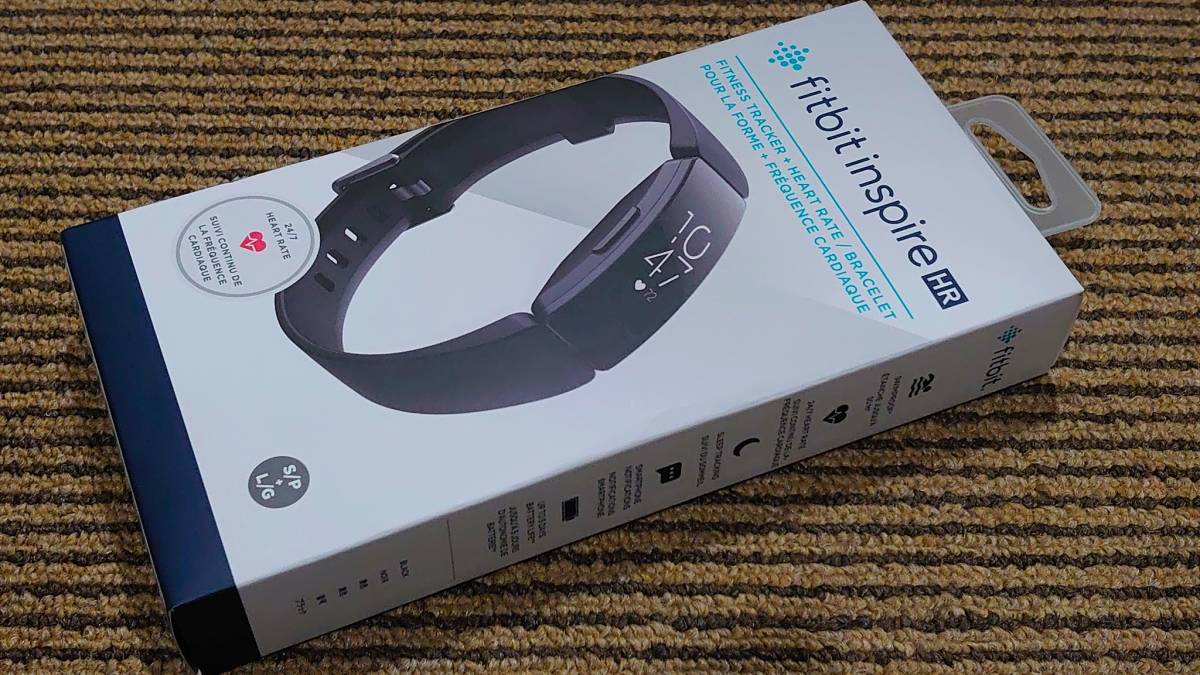 新品未開封 Fitbit Inspire HR ブラック Dendou - 家電・スマホ 