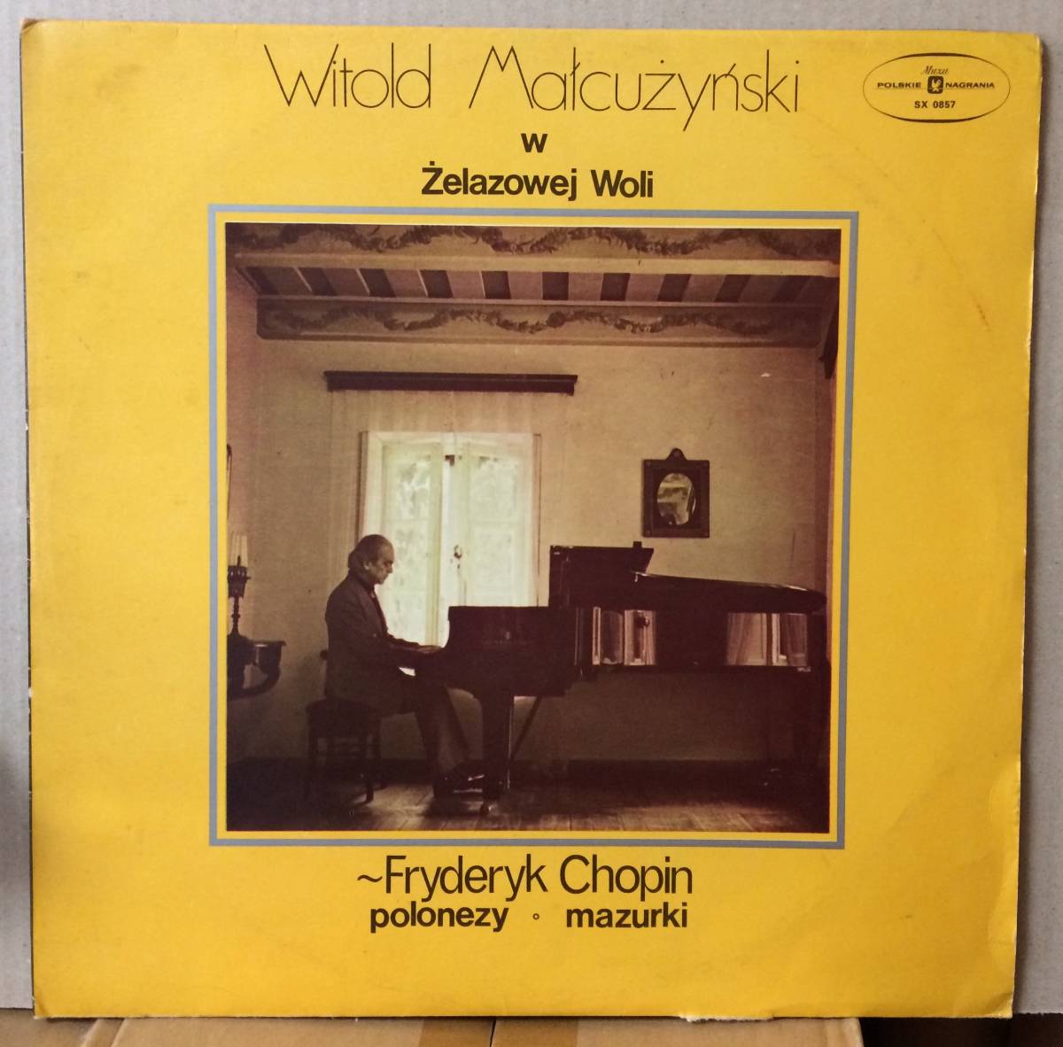 盤良好 Witold Malcuzynski Chopin polonezy mazurki ポーランド盤 LP MUZA SX0857_画像1