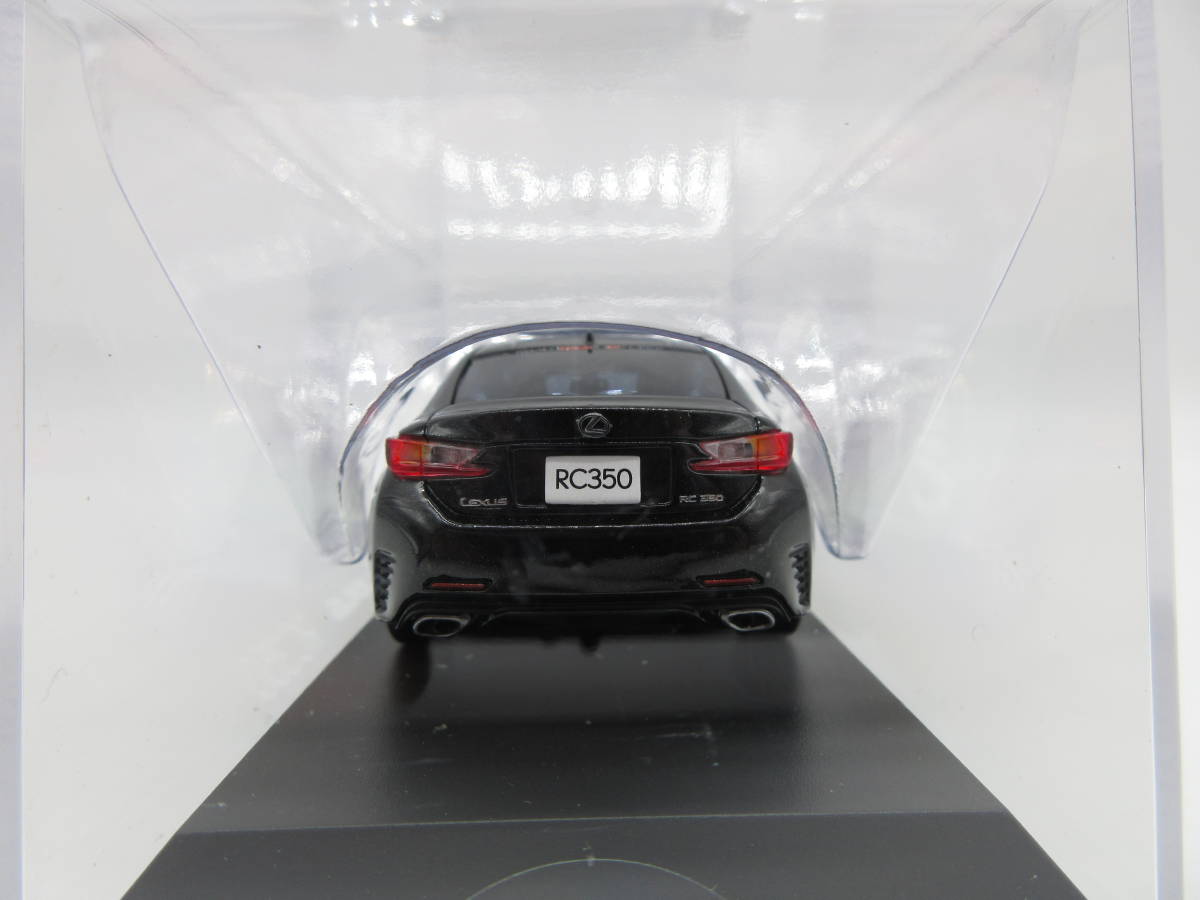 1/43 京商　LEXUS RC350 F SPORT レクサスRC350 Fスポーツ ミニカー　スターライトブラック　Starlight Black GF_画像4