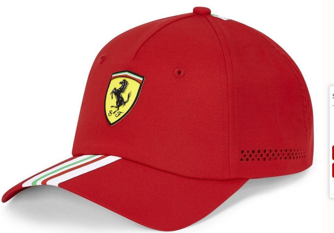 1円出品 Scuderia Ferrari 新しい F1 スクーデリア フェラーリ ベースボール イタリアン 価格は安く ハット フラグ レッド