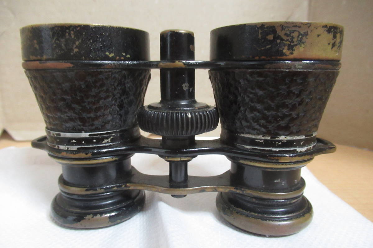  antique NIKOS PARIS binoculars / Vintage opera glasses . made 1900 year rom and rear (before and after) about? antique old tool 