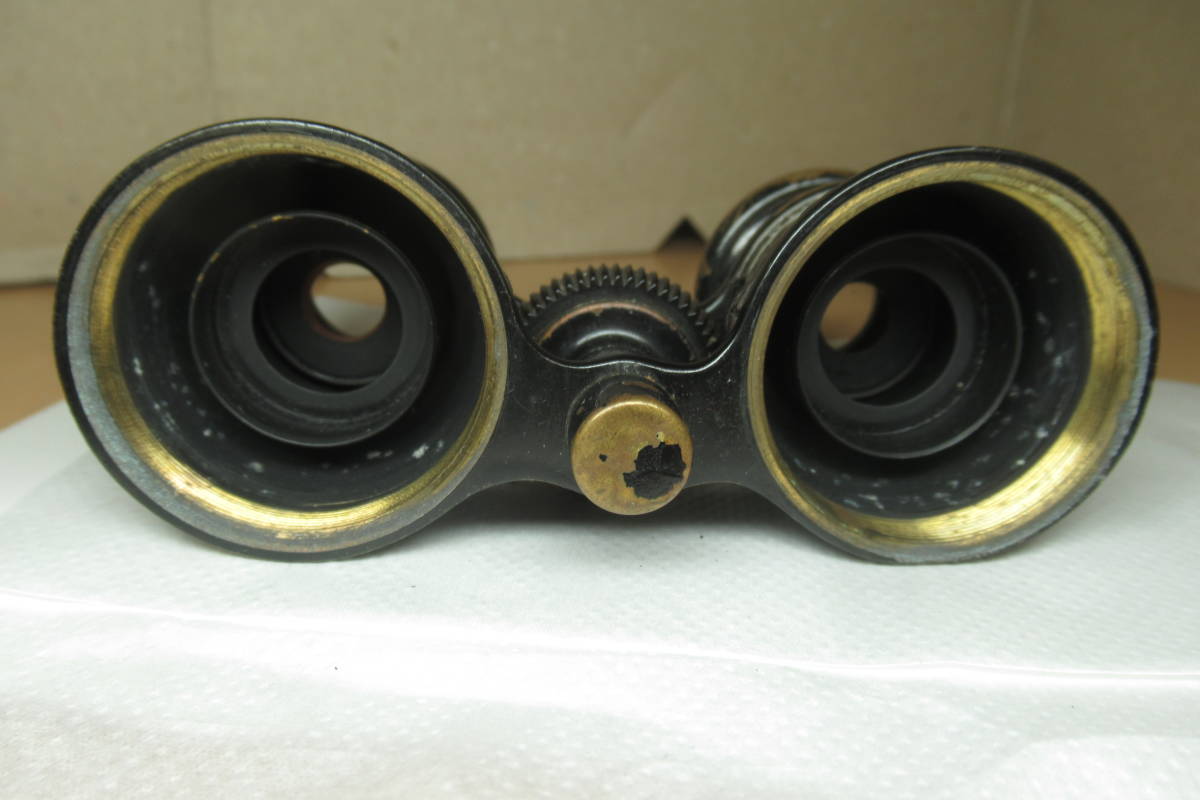  antique NIKOS PARIS binoculars / Vintage opera glasses . made 1900 year rom and rear (before and after) about? antique old tool 