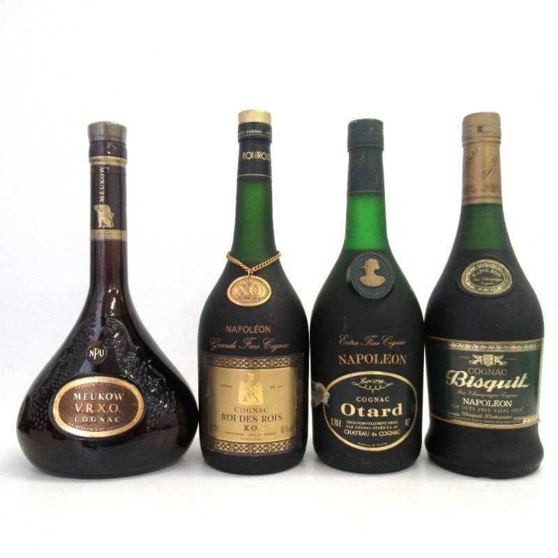 コニャックブランデー 4本セット 700ml 箱なし ミュコー VSOP 700ml 40度