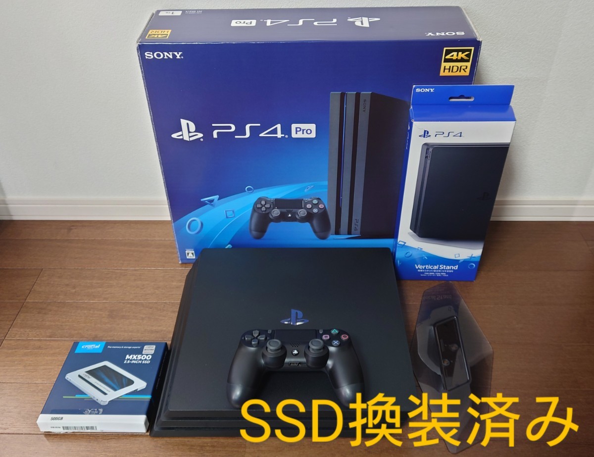 PS4 Pro/CHU-7100B/SSD換装済み/動作確認済み 家庭用ゲーム本体 テレビゲーム 本・音楽・ゲーム 工場直売所
