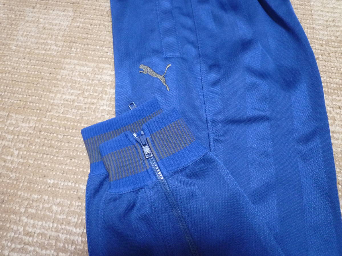 お中元 お歳暮 お年賀 夏 冬 年末年始のご挨拶 ギフト 通販な プーマ シャドーストライプジャージ上下 子供 損ねる Oサイズ 青 上下セット