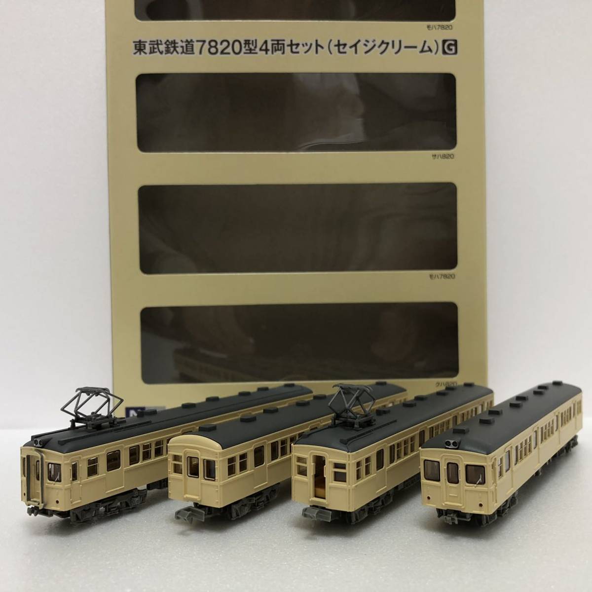 鉄道コレクション 東武鉄道 7820型 4両セット （セイジクリーム）G 1箱 東武 7800 事業者限定品 鉄コレ トミーテック TOMYTEC