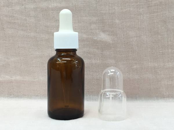 新品　即決　ミキシングボトル　遮光瓶　スポイト　容器　30ml　アロマ　エッセンシャルオイル（精油）　キャリアオイル　コスメ　白_画像3