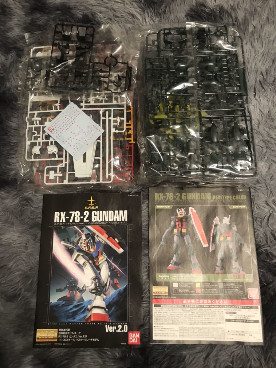 2012年製 1番最初のプレバン限定モデル 廃盤 入手困難【MG 1/100 RX-78 ガンダム リアルタイプカラー MSV】_画像4