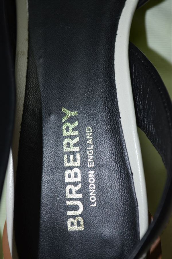 バーバリー　Burberry　LONDON　ENGLAND　パンプス　シューズ　靴　37.5 D0649_画像7