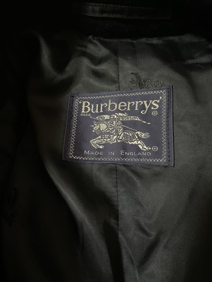 45％割引Lブランド品専門の 名作 希少 70年代 イギリス製 burberry バーバリー サドルショルダースリーブ ステンカラーコート ネイビー  56reg 一枚袖 ツイード コート ブランド別 ファッションL-WWW.PROFBUDARENA.PL