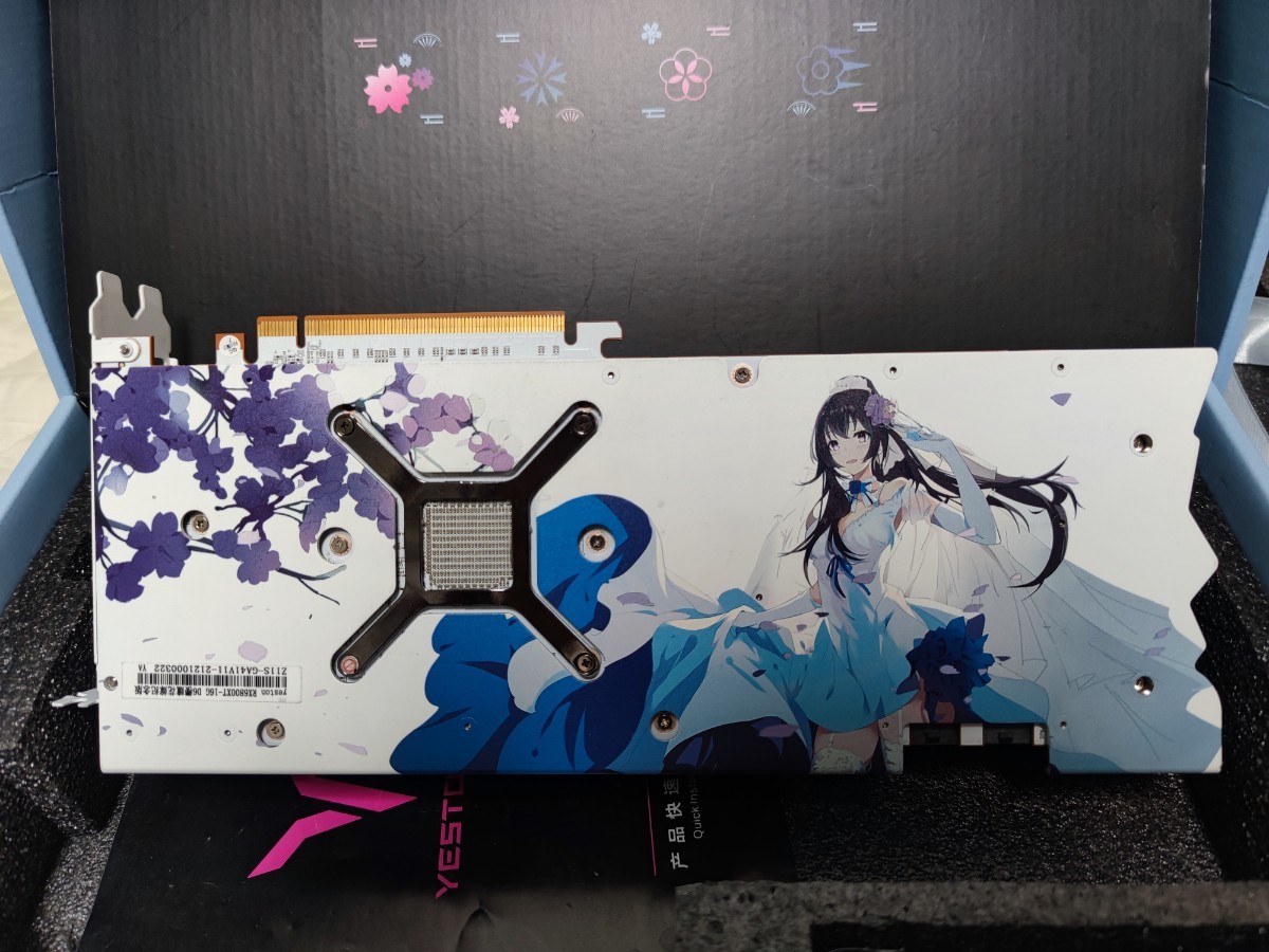 限定品】Yeston Radeon RX 6800 XT 16GB Sakura Waifu Edition 限定品】Yeston Radeon RX 6800 XT 16GB Sakura Waifu Edition