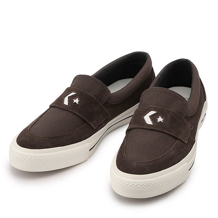 ■コンバース シェブロンスター ローファー スケート ブラウン/ホワイト 新品 26.0cm US7.5 CONVERSE CS LOAFER SK BROWN_画像5