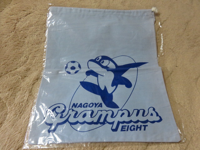 NAGOYA Grampus EIGHT 名古屋グランパスエイト 布袋 サイズ 325-270mm ライトブルー 水色 非売品 未使用_画像1