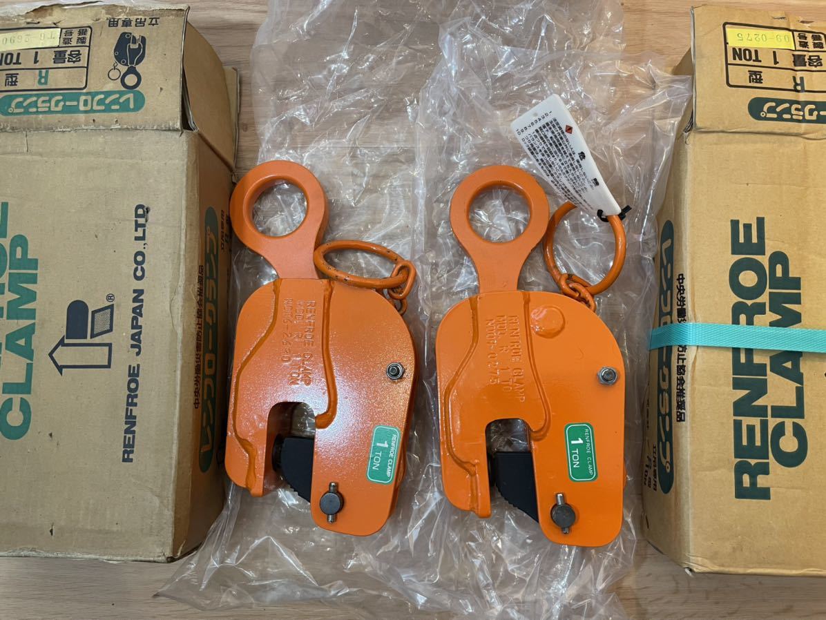 ヤフオク! - 未使用 レンフロークランプ 1t 2個セット 即納 領収書...