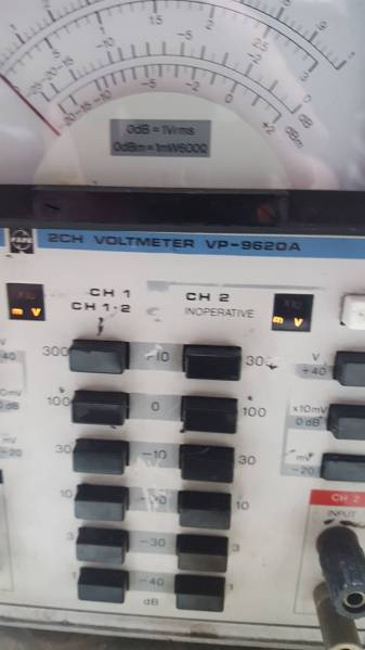 National 2ch電子電圧計 VP-9620A ジャンク 工具、DIY用品 National 2ch電子電圧計 VP-9620A ジャンク 工具、DIY用品