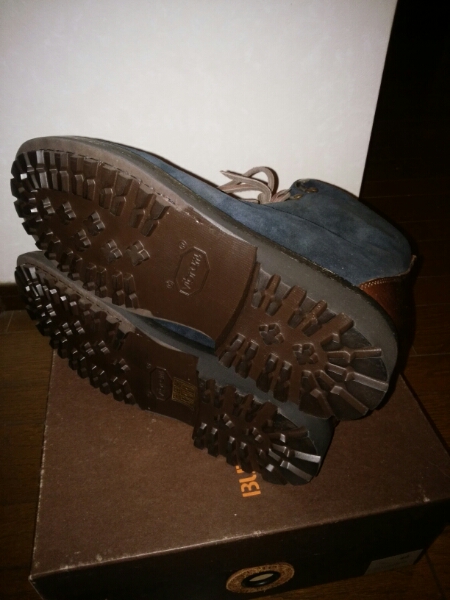 新品未使用　BUTTERO　ブッテロ　40　マウンテンブーツ　ビブラムソール　ネイビー　紺　B2931　イタリア製_画像3