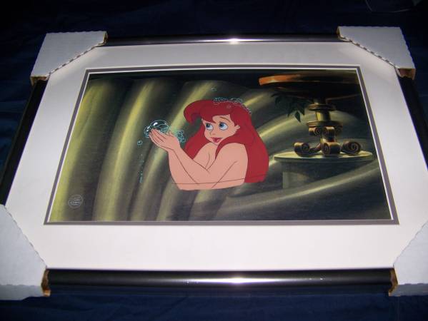 ディズニー リトルマーメイド アリエル 原画 セル画 限定 Disney ディズニー リトルマーメイド アリエル 原画 セル画 限定 Disney