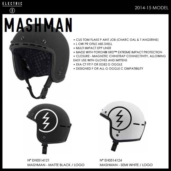 ELECTRIC　エレクトリック　MASHMAN 　ヘルメット　2