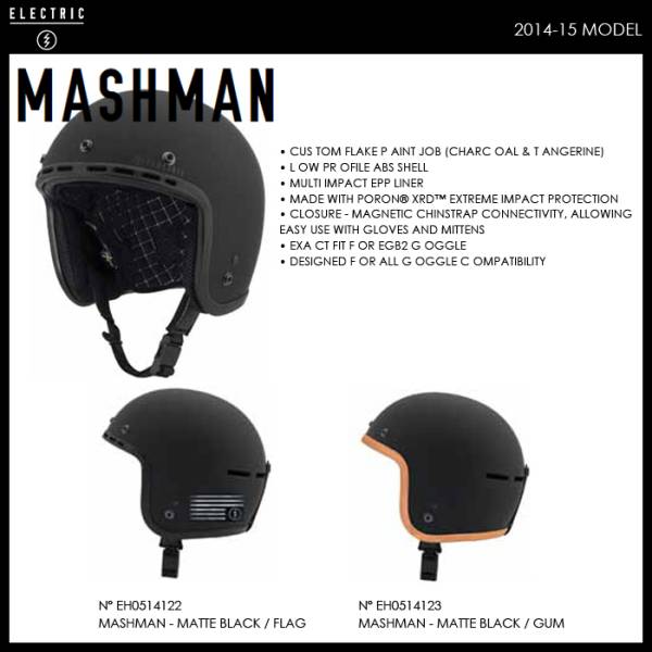 ELECTRIC　エレクトリック　MASHMAN 　ヘルメット　7