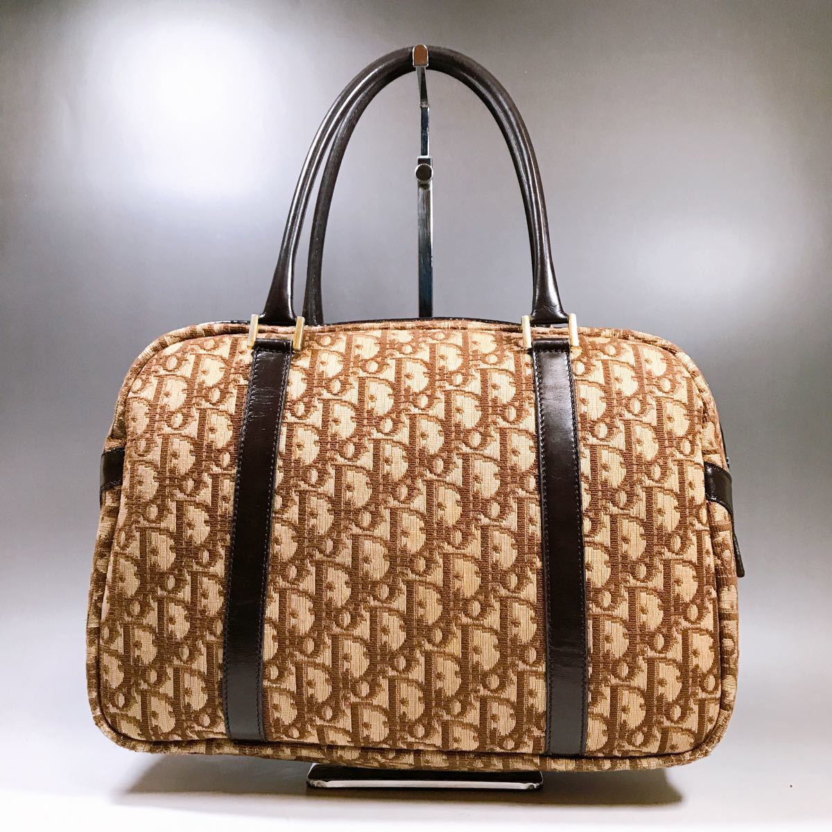 Dior ミニ ハンド ボストンバッグ トロッター 【上品】【最高級】【極