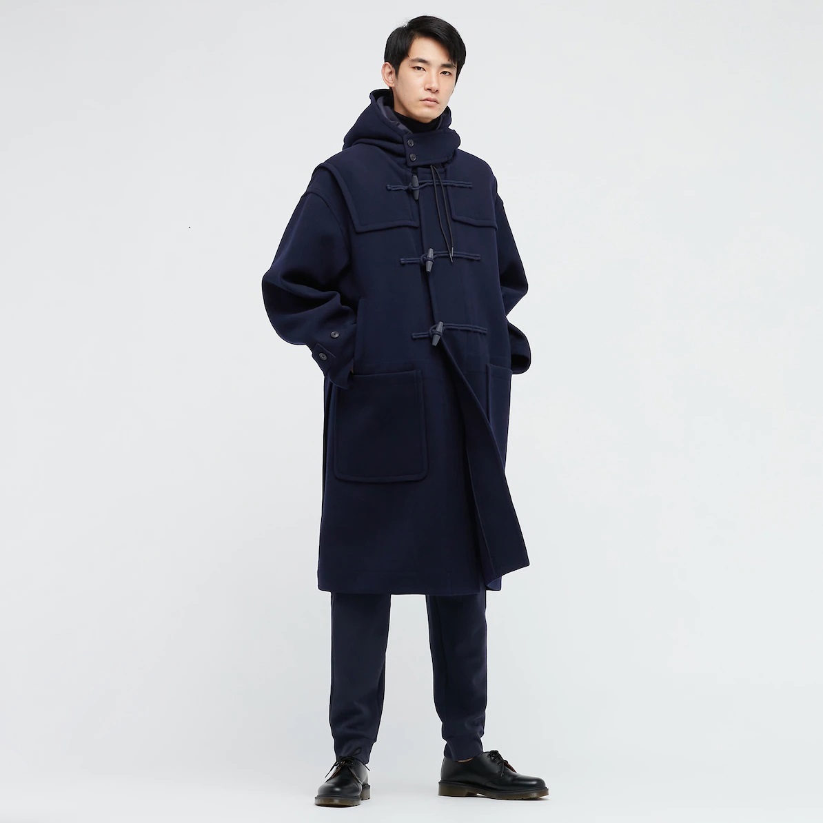 最安値級価格 L Black ウールオーバーサイズダッフルコート UNIQLO+J - ダッフルコート 最安値級価格 L Black ウールオーバーサイズダッフルコート UNIQLO+J - ダッフルコート