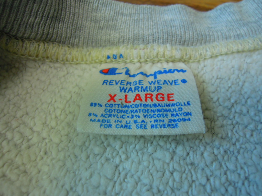 kj5 80's チャンピオンChampion REVERSE WEAVE リバースウィーブスウェット_画像6