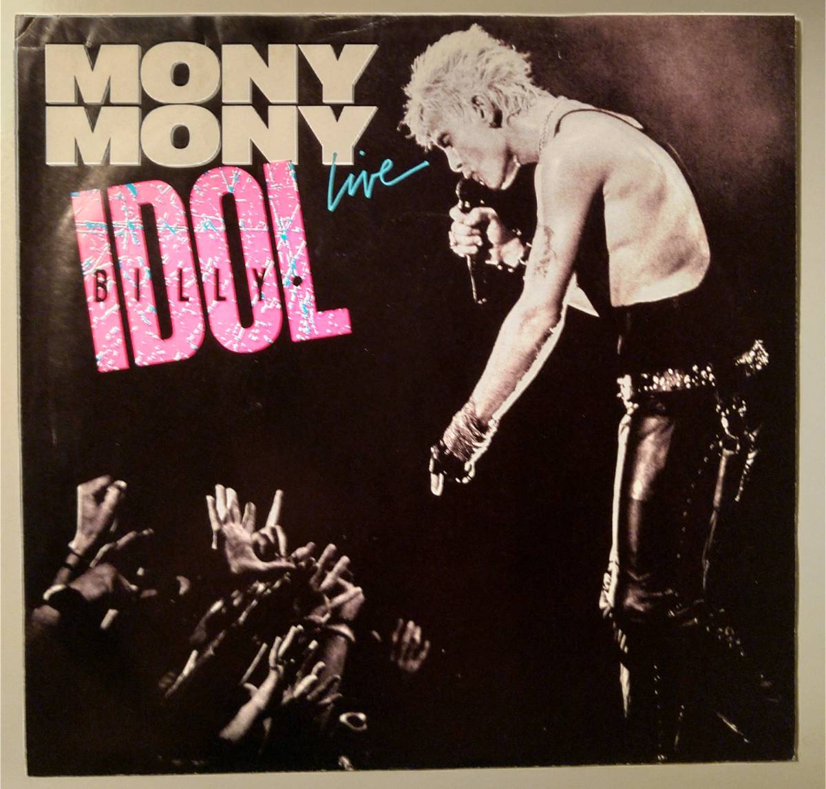 SHAKIN'ALL OVERカバー収録!BILLY IDOL/MONY MONY EP LIVE　GENERATION X PUNK ROCKABILLY ビリーアイドル　シングル　パンク　EP _画像1