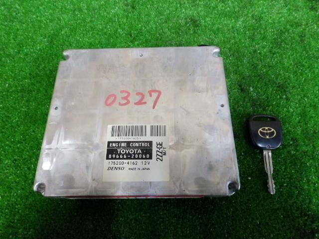 セリカ GH-ZZT231 エンジンコンピューター/ECU 2ZZ-GE 1D0 175200-4162 89666-20060 040327　コア返却必要です!!_画像1