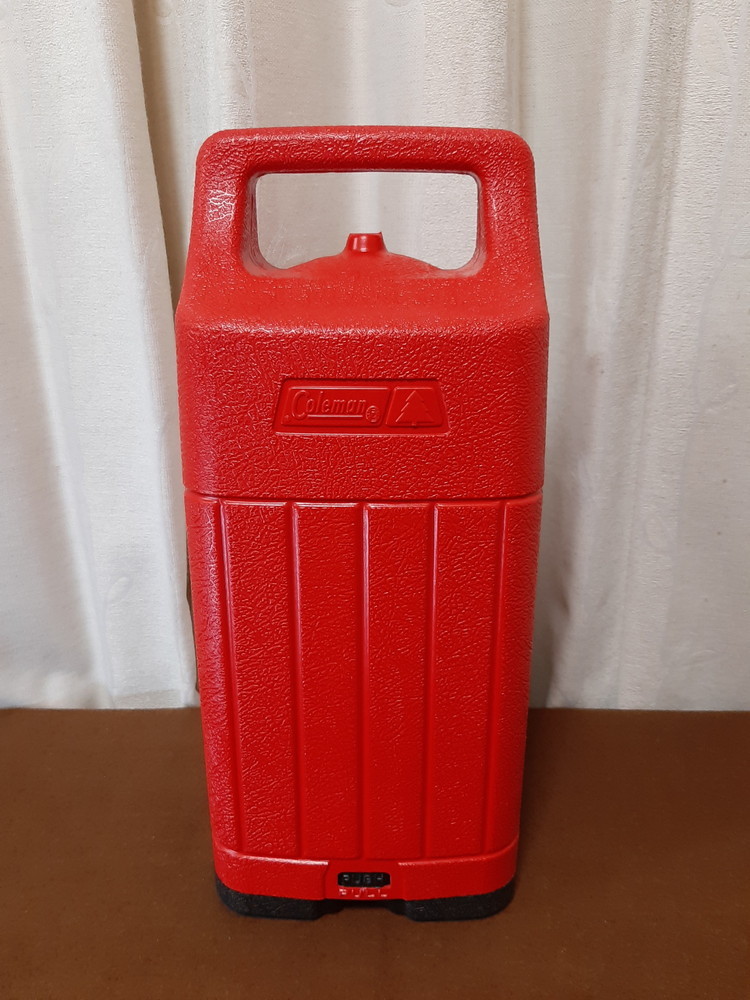 【超希少】旧ロゴ コールマンランタンケース 赤 （中）85年製 21011014