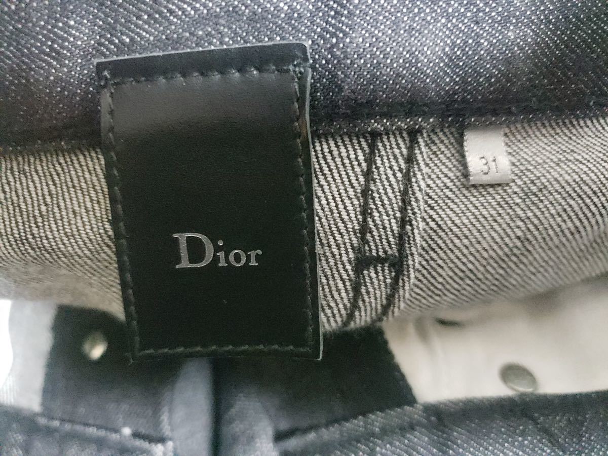 稀少 エディ期 Dior Homme 05AW リジットデニム 濃紺 ストレート 