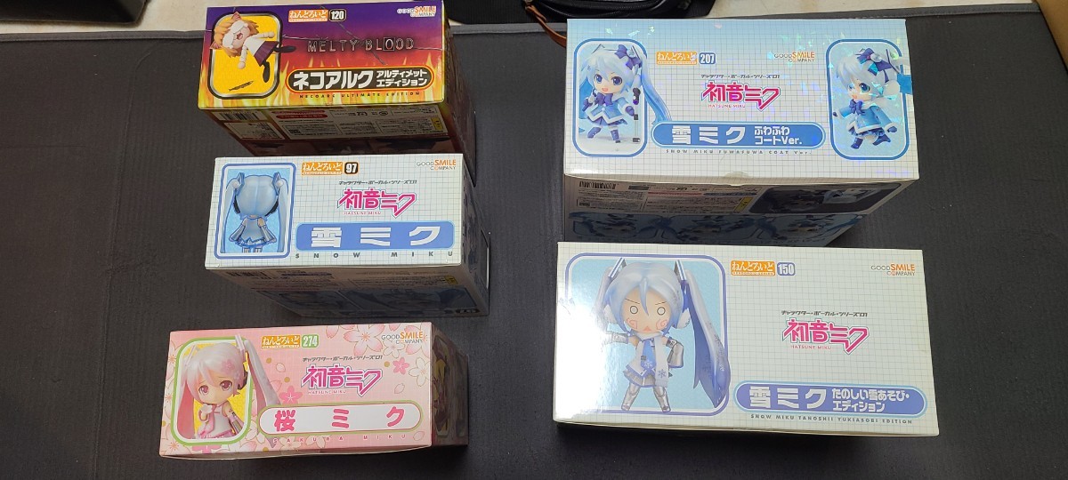 ワンダーフェスティバル　限定商品　ねんどろいど　初音ミク　ネコアルク　アルティメットエディション　雪ミク　美品　未開封