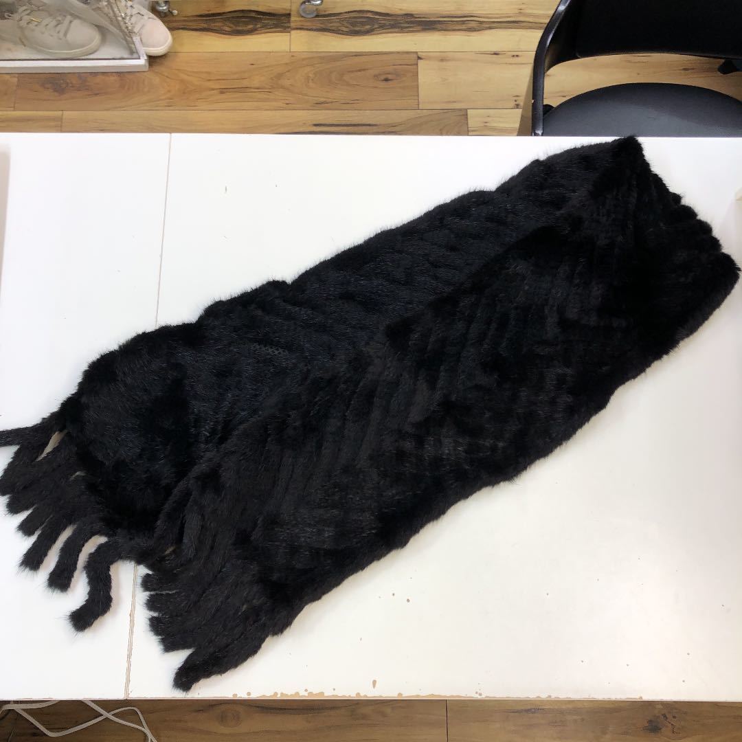  beautiful goods mink fur tippet (150×18cm)