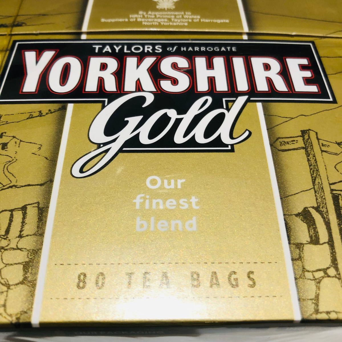 【未開封で箱のまま】希少価値 ヨークシャー ゴールド 紅茶 YORKSHIRE GOLD ヨークシャーティー