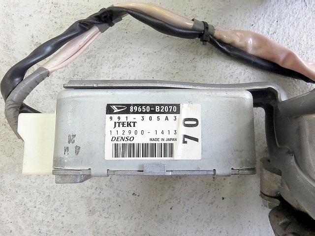  Mira Cocoa DBA-L675S H22 year previous term steering shaft power steering computer 89650-B2070 motor 45250-B2650