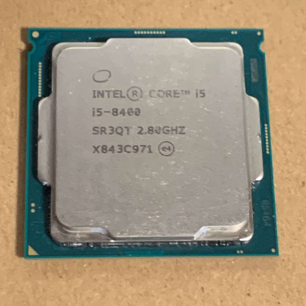 新版 Core CPU Intel 中古 i5-8400 CPUのみ 動作確認済み LGA1151