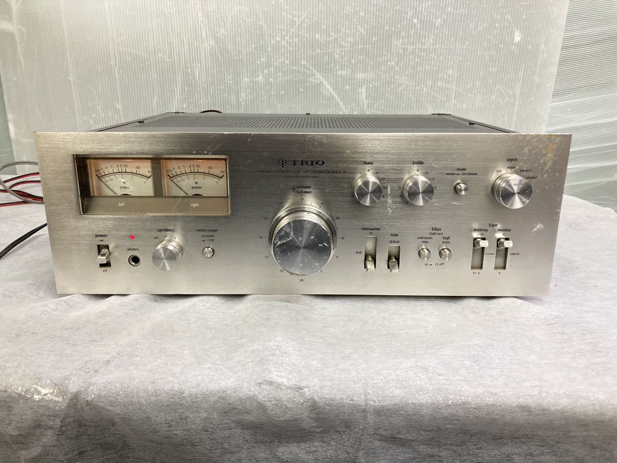 ☆ 【現状品】 TRIO KA-7500 プリメインアンプ 当時物 70年代国産